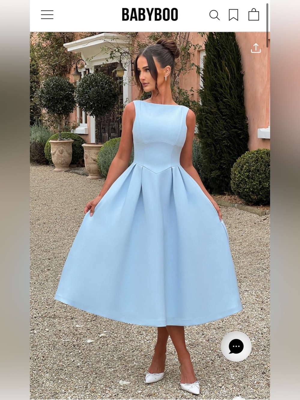 Babyboo blue Clarabella dress- please read